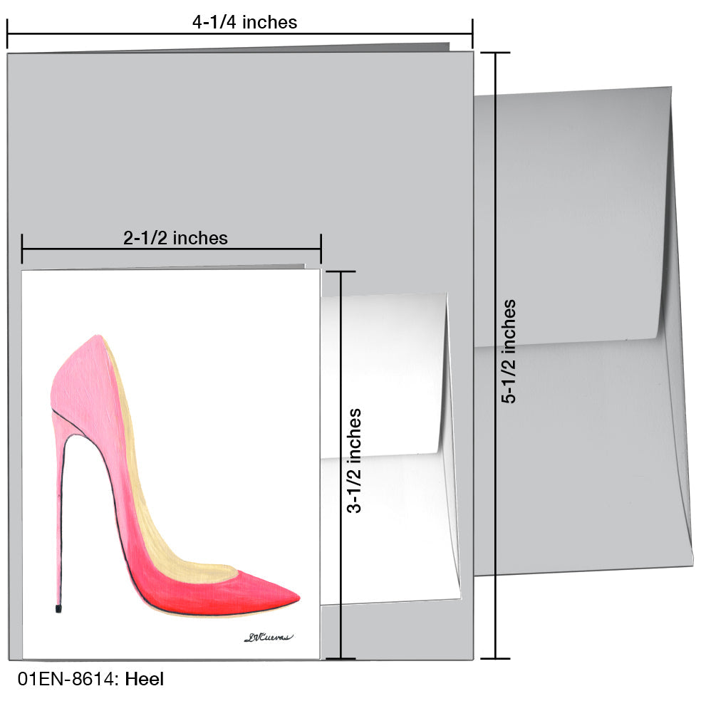Heel, Greeting Card (8614A), Enclosure Card, www.printedcanvas.com