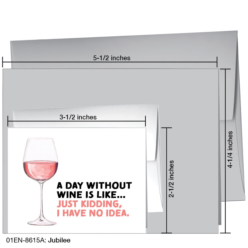 Jubilee, Greeting Card (8615A), Enclosure, www.printedcanvas.com