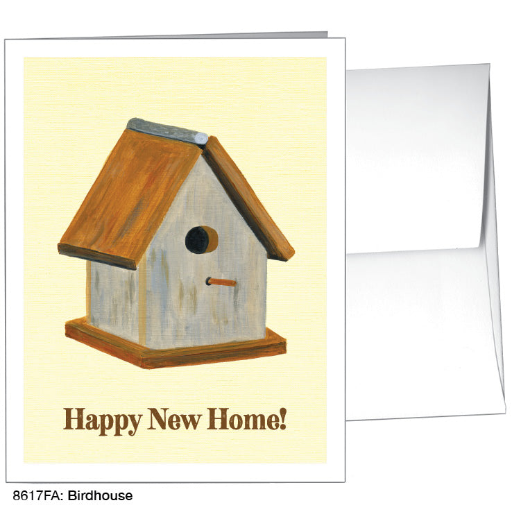 Birdhouse, Greeting Card (8617FA), Front, www.printedcanvas.com
