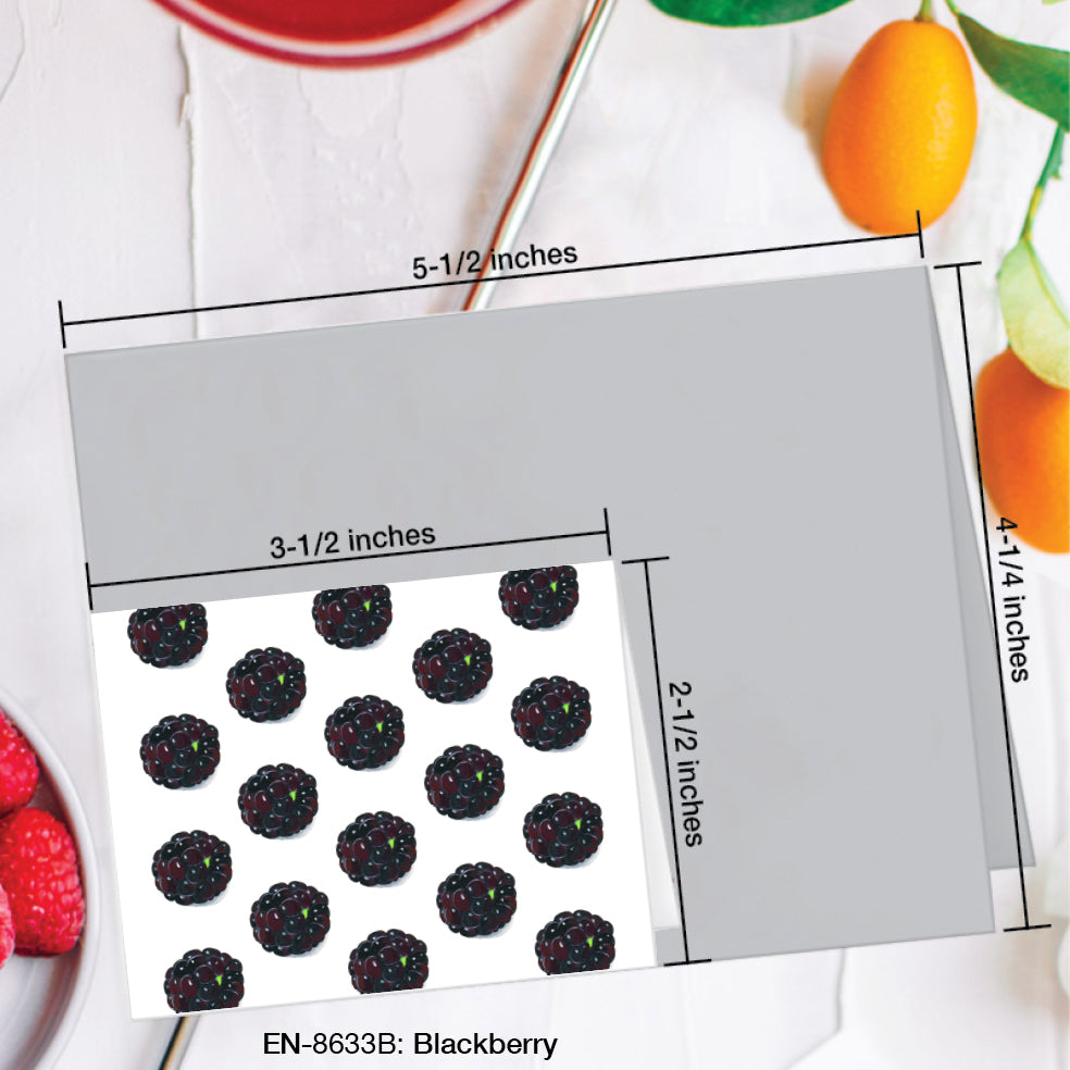 Blackberry, Greeting Card (#8633B)