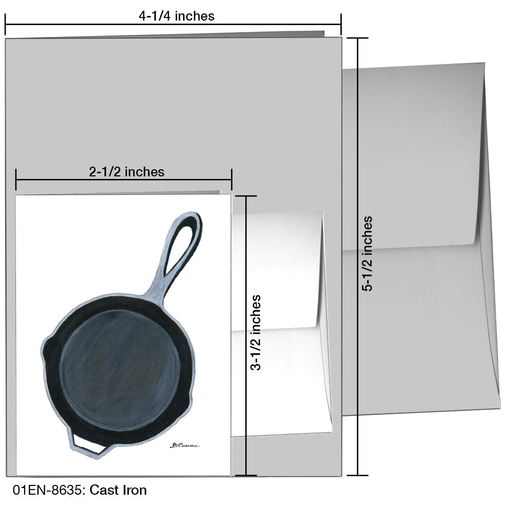 Cast Iron, Greeting Card (8635B), Enclosure Card, www.printedcanvas.com