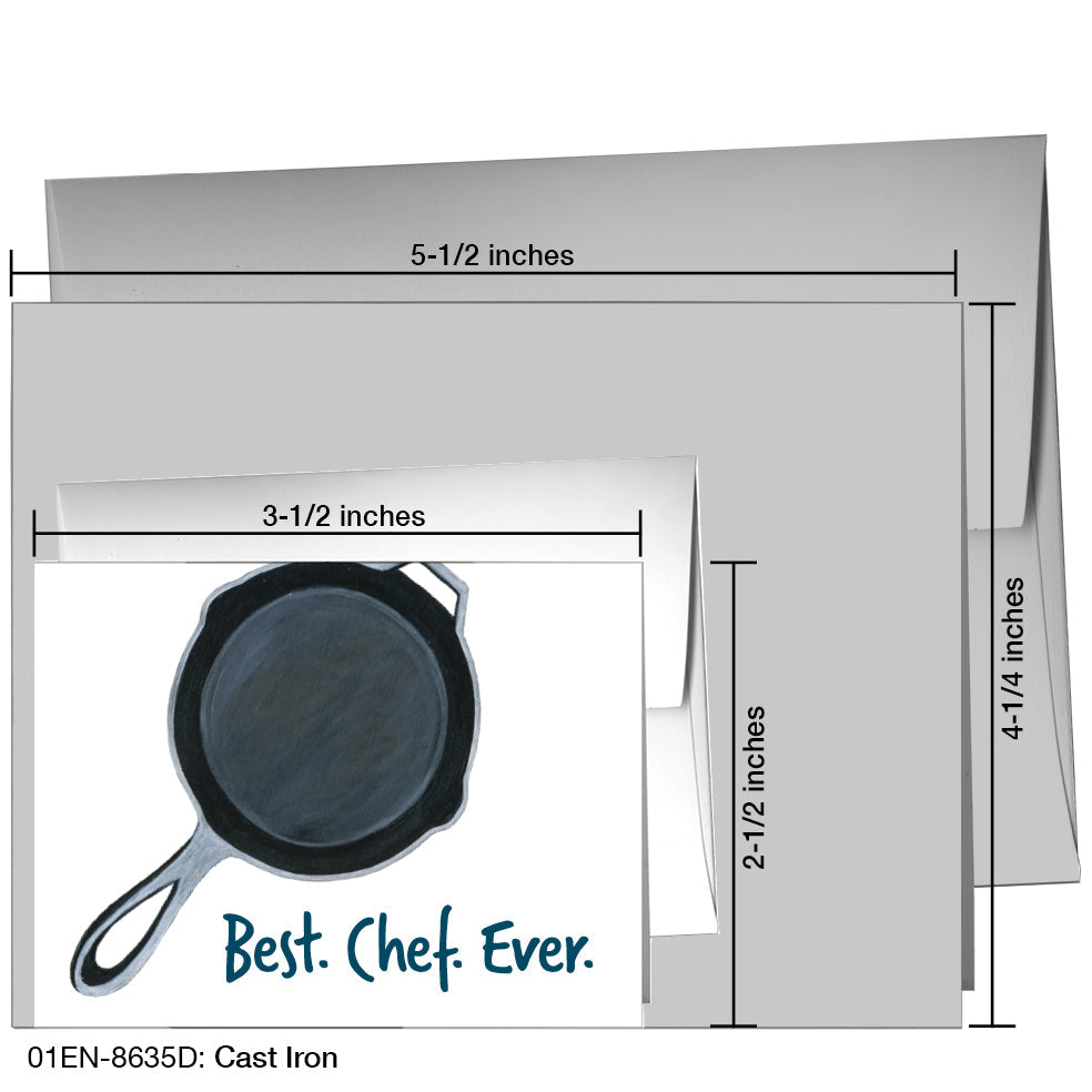 Cast Iron, Greeting Card (8635D), Enclosure, www.printedcanvas.com