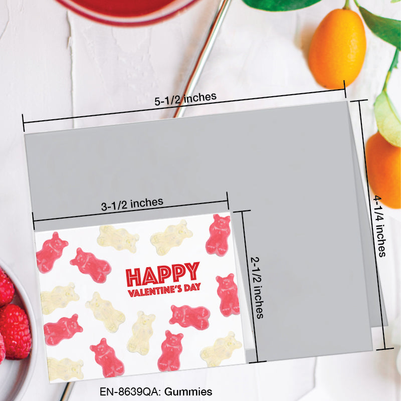 Gummies, Greeting Card (8639QA), Enclosure, www.printedcanvas.com