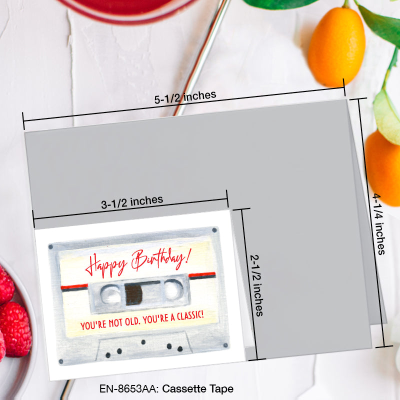 Cassette Tape, Greeting Card (8653AA), Enclosure, www.printedcanvas.com