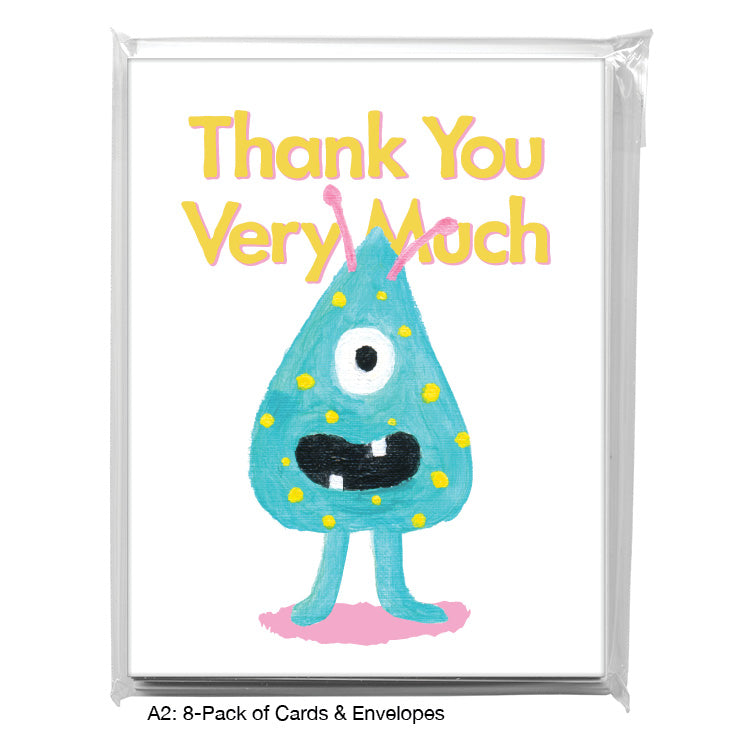 Monster - Marion, Greeting Card (8662A), A2 Card 8-Pack, www.printedcanvas.com