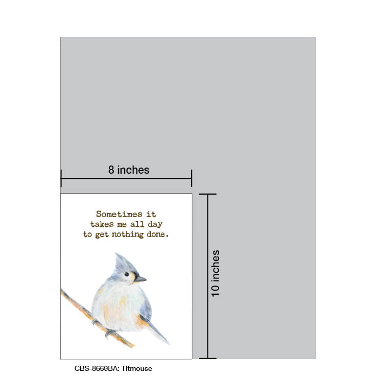 Titmouse, Card Board (8669BA)