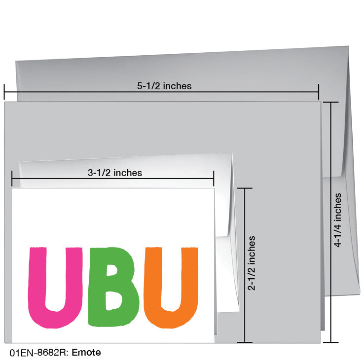 Emote, Greeting Card (8682R)