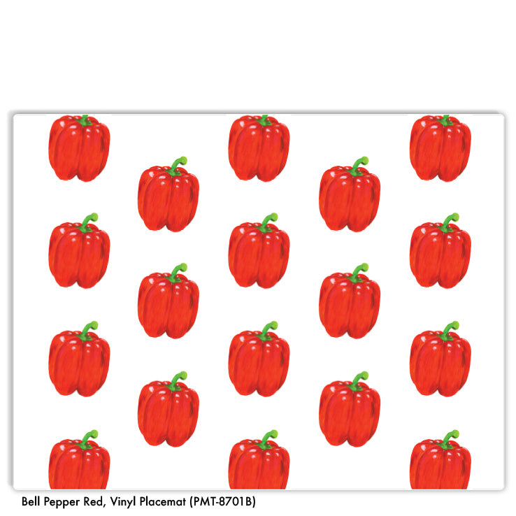 Bell Pepper Red, Vinyl Placemat (PMT-8701B)