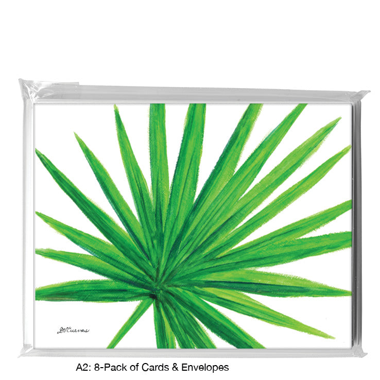 Guadalupe Palm, Greeting Card (8703A), A2 Card 8-Pack, www.printedcanvas.com