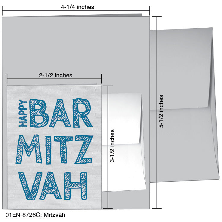 Mitzvah, Greeting Card (8726C)