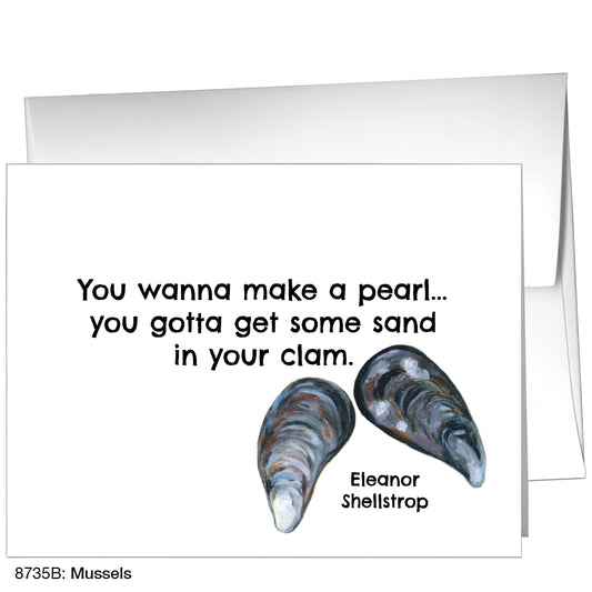 Mussels, Greeting Card (8735B)