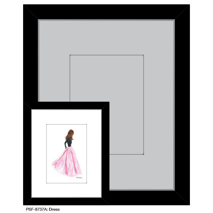 Dress, Print (#8737A)