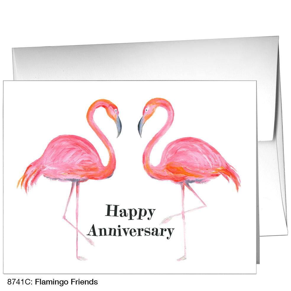 Flamingo Friends, Greeting Card (8741C)
