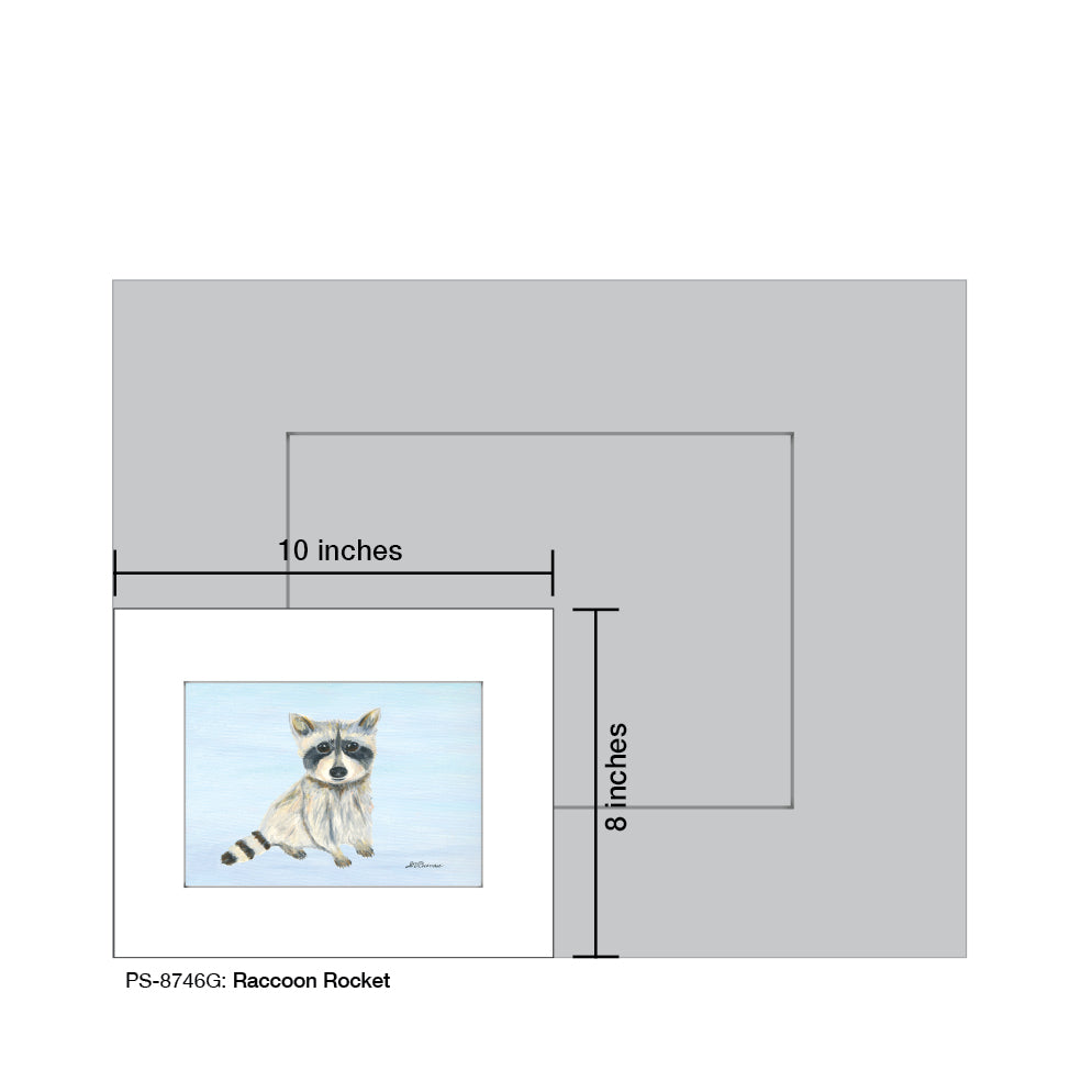 Raccoon Rocket, Print (#8746G)
