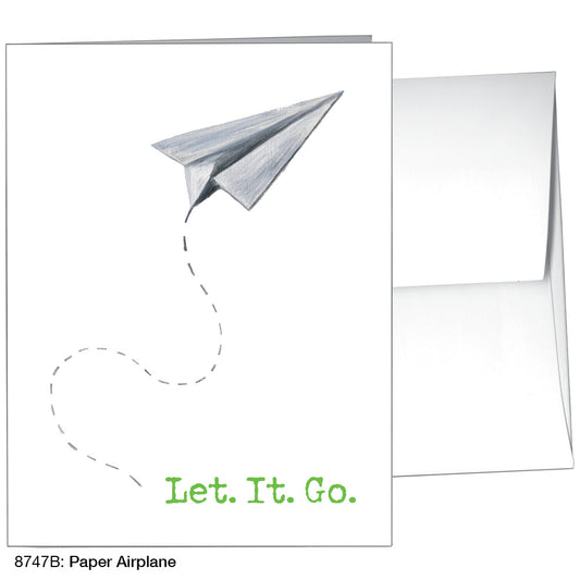 Paper Airplane, Greeting Card (8747B)