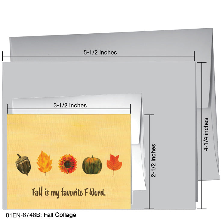 Fall Collage, Greeting Card (#8748B)