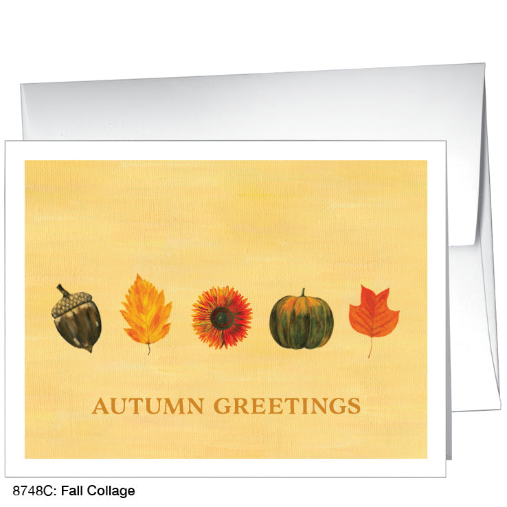 Fall Collage, Greeting Card (#8748D), Front, www.printedcanvas.com