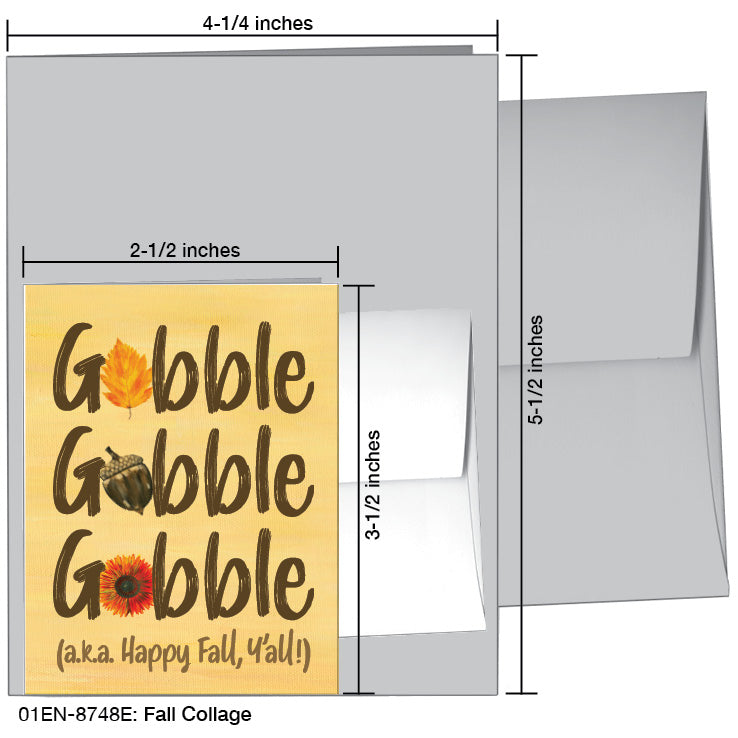 Fall Collage, Greeting Card (#8748E), Enclosure, www.printedcanvas.com