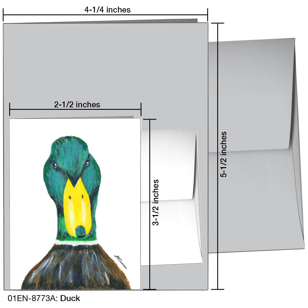 Duck, Greeting Card (8773A)
