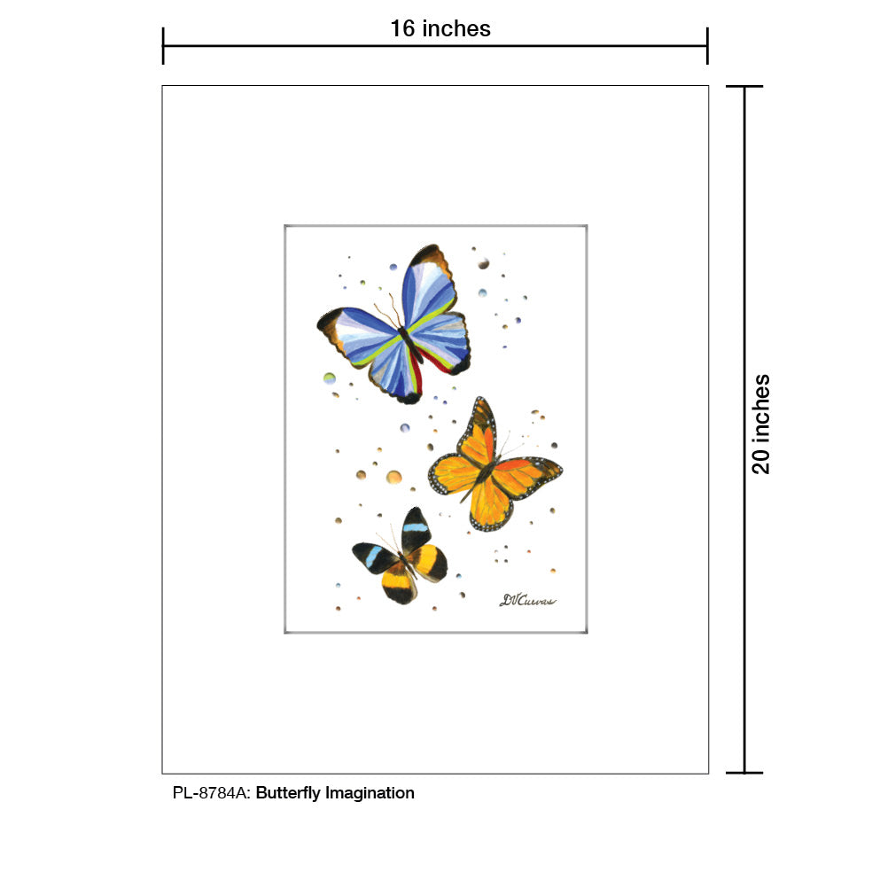 Butterfly Imagination, Print (#8784A)