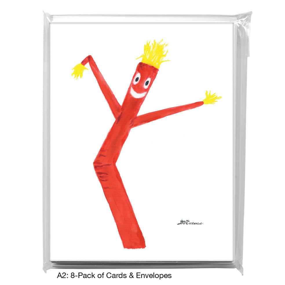 WWIBUG - Red, Greeting Card (#8787A)