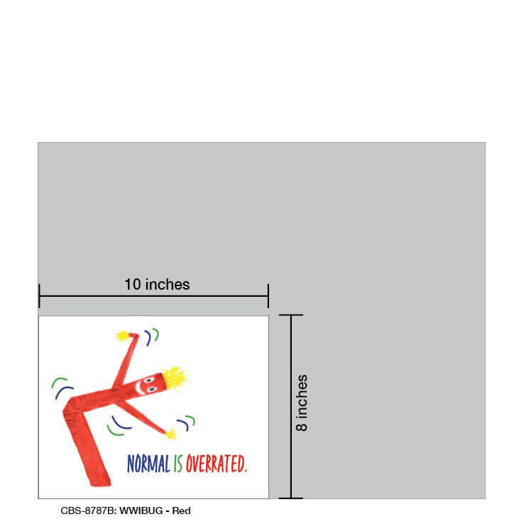 WWIBUG - Red, Card Board (8787B)