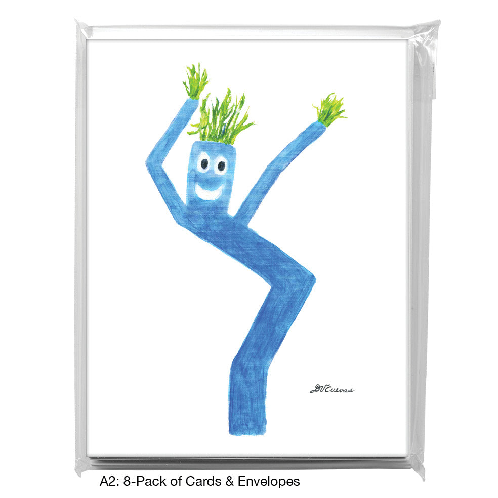 WWIBUG - Blue, Greeting Card (#8793A)