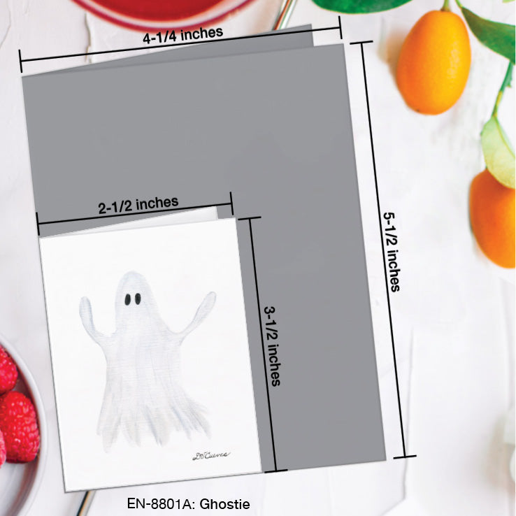 Ghostie, Greeting Card (8801A), Enclosure Card, www.printedcanvas.com