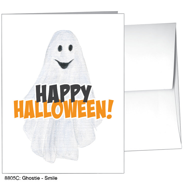 Ghostie Smile, Greeting Card (#8805C)