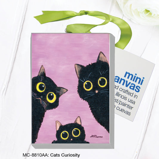 Cats Curiosity, Mini Canvas (MC-8810AA)