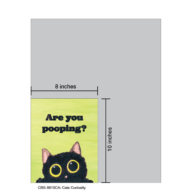 Cats Curiosity, Card Board (8810CA), Card Board: 8x10, printedcanvas.com