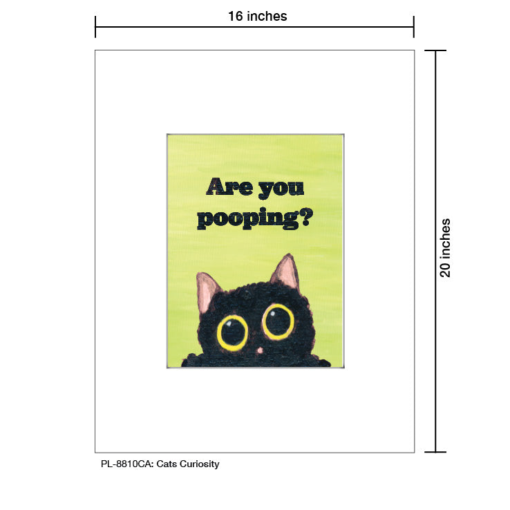 Cats Curiosity, Print (#8810CA) - Printed Canvas