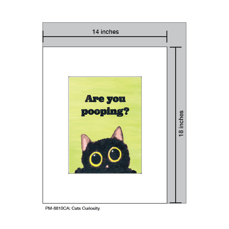 Cats Curiosity, Print (#8810CA) - Printed Canvas