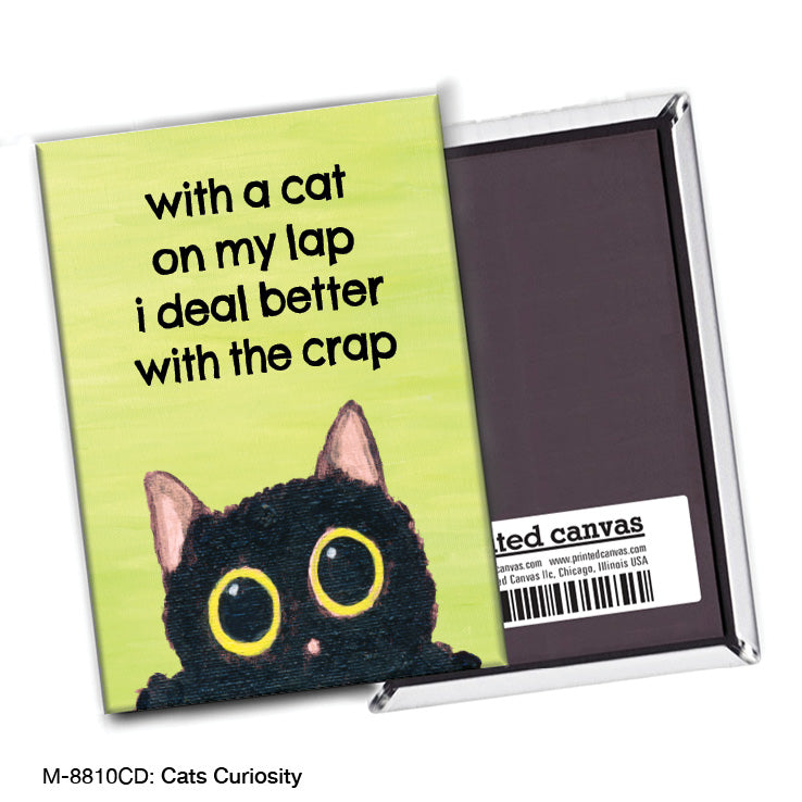 Cats Curiosity, Magnet (M-8810CD)