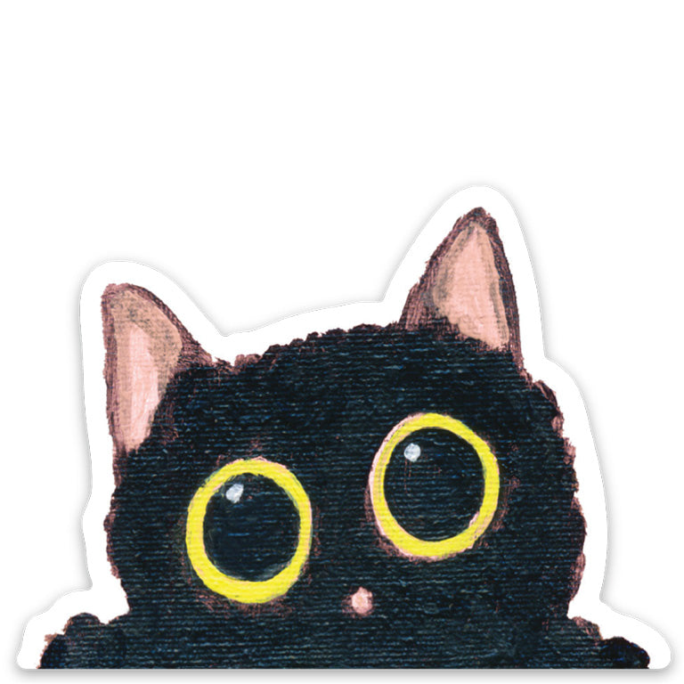 Cats Curiosity, Vinyl Sticker (S-8810CF)