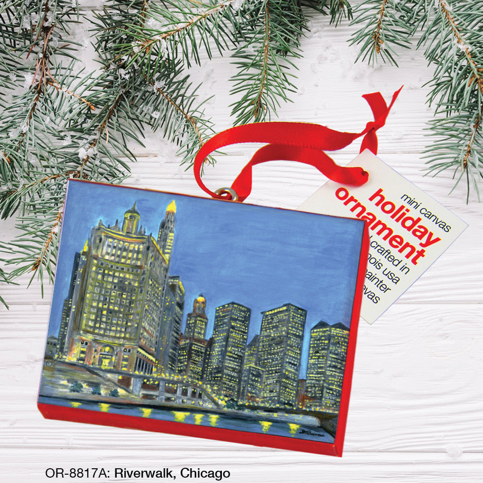 Riverwalk, Chicago, Ornament (OR-8817A)