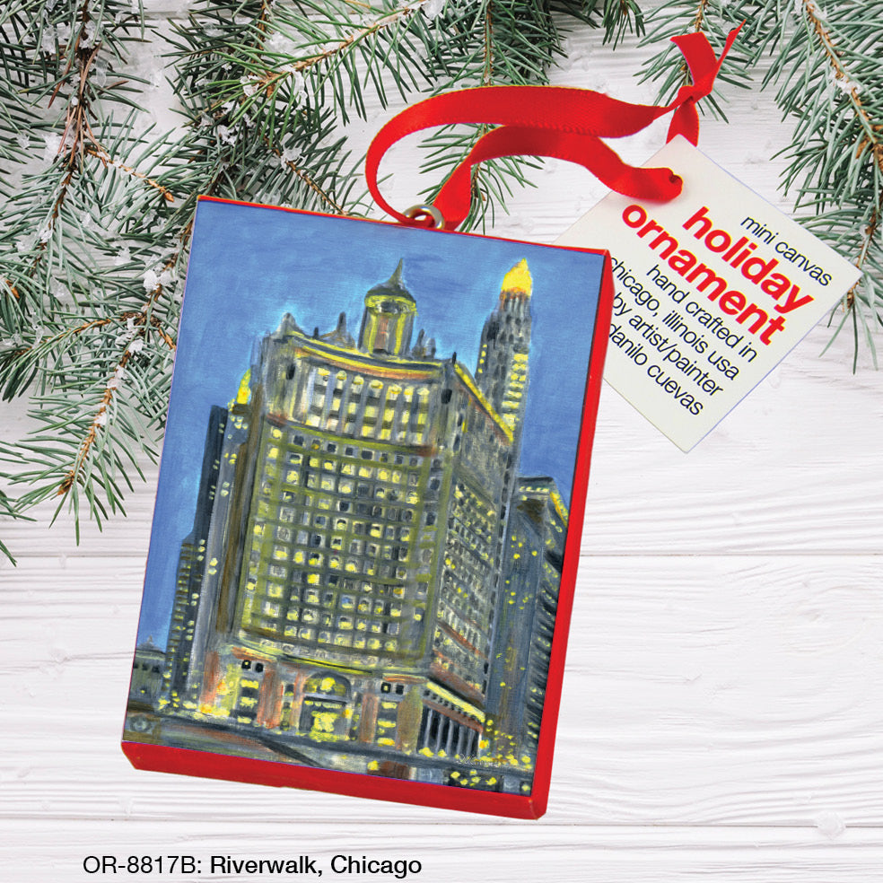 Riverwalk, Chicago, Ornament (OR-8817B)