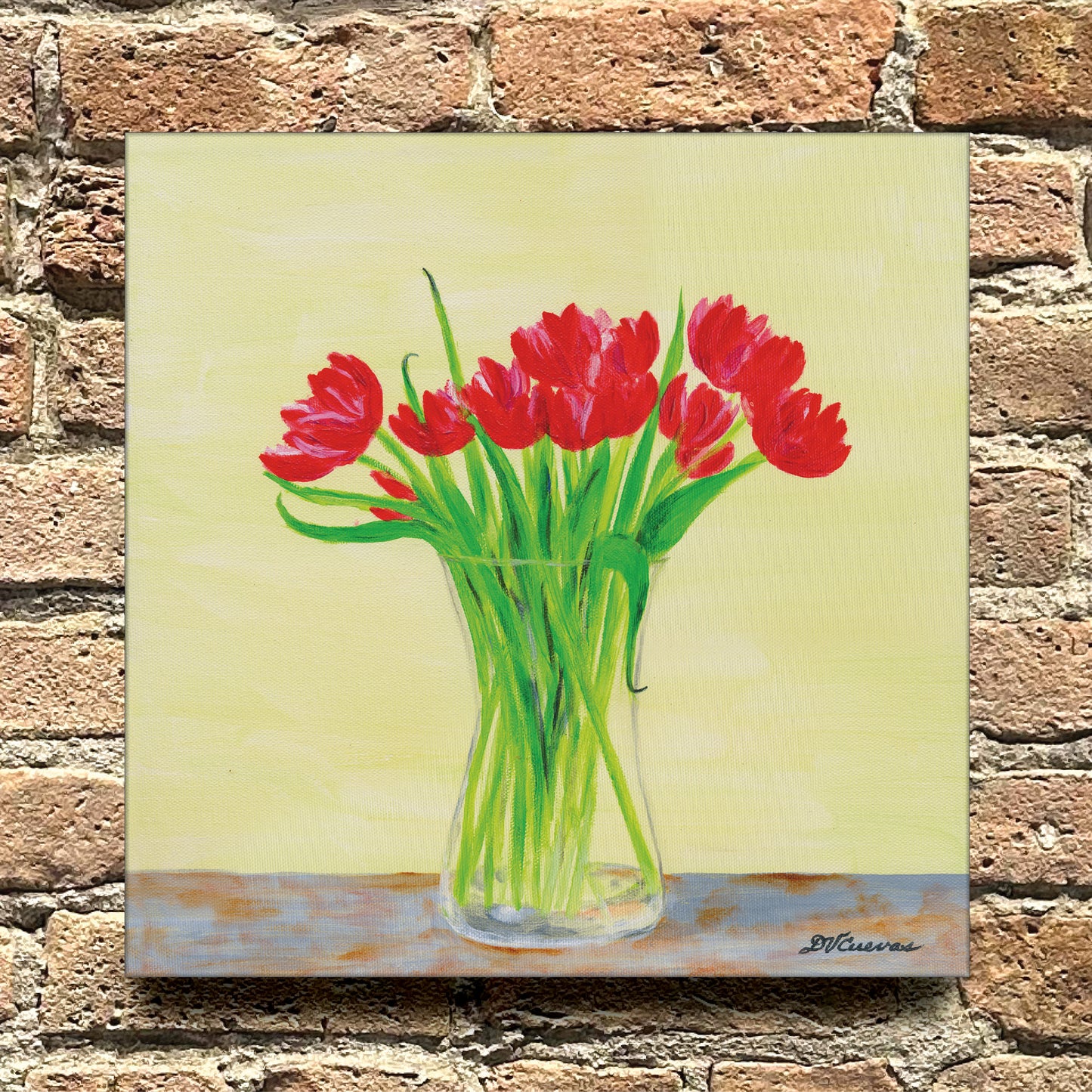 Tulips in Vase, Original