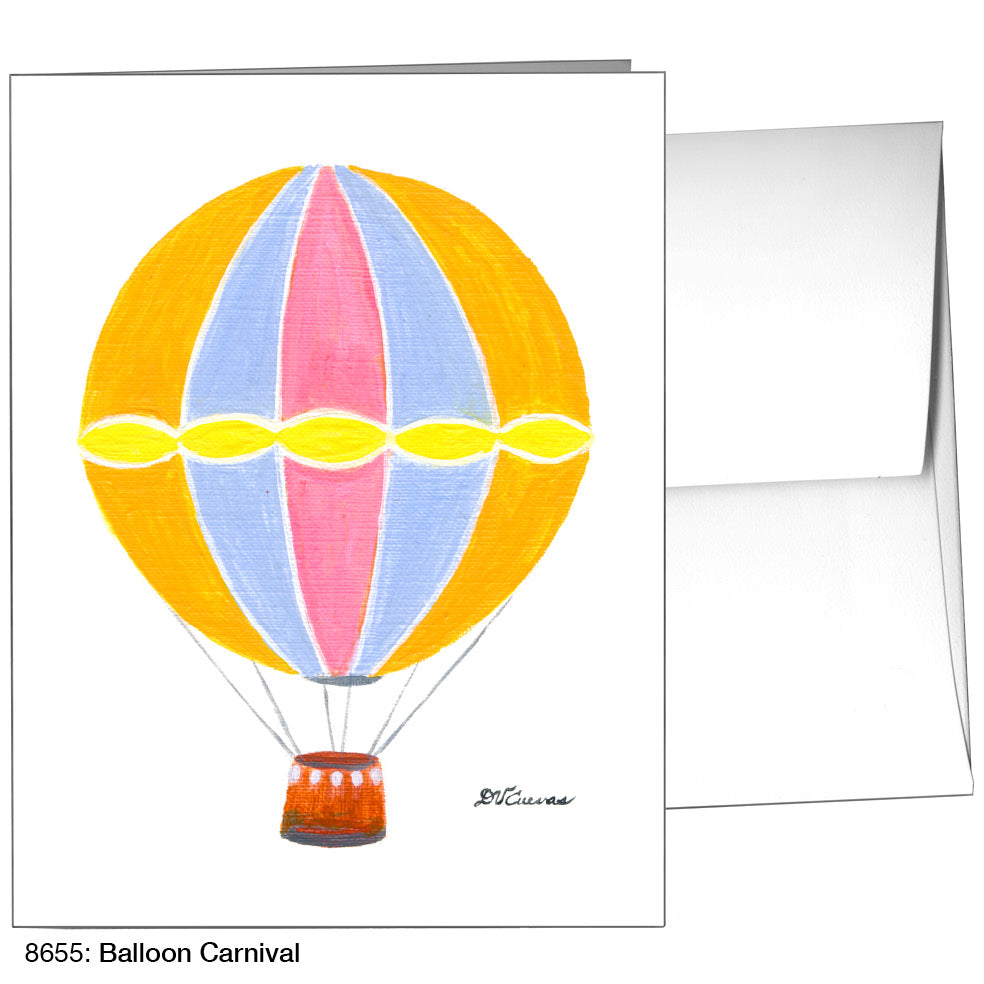 Balloon Carnival, Greeting Card (8655), A2, printedcanvas.com
