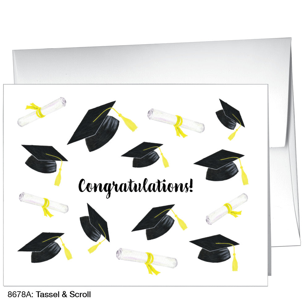 Tassel & Scroll, Greeting Card (8678A), A2 Card, printedcanvas.com