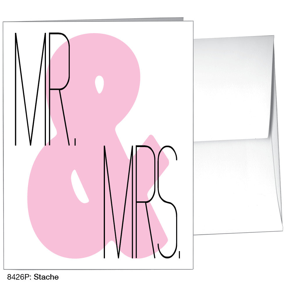 Stache, Greeting Card (8426P), A2, printedcanvas.com