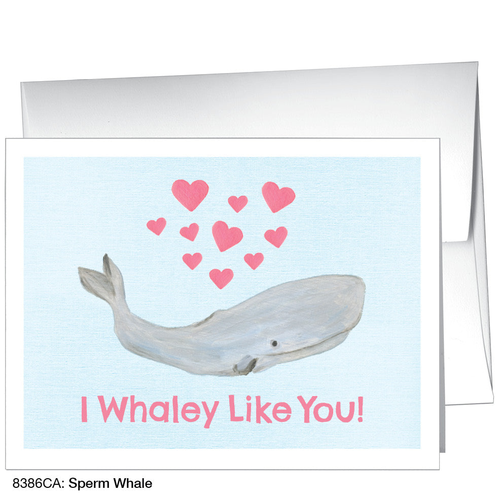 Sperm Whale, Greeting Card (8386CA), A2, printedcanvas.com