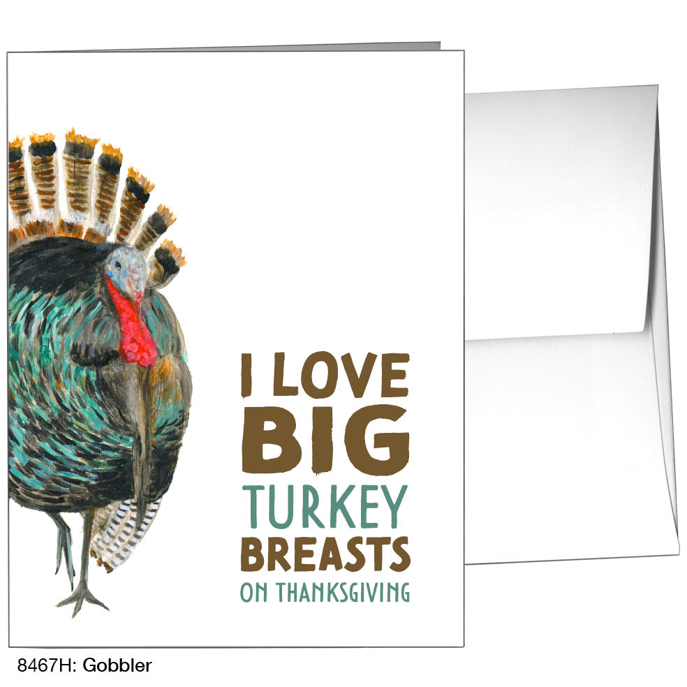 Gobbler, Greeting Card (8467H), Front, www.printedcanvas.com