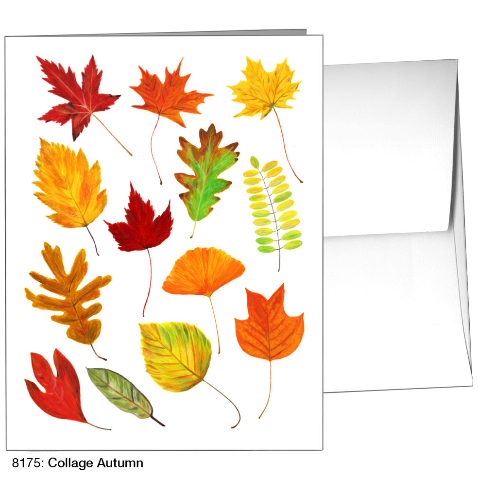 Collage Autumn, Greeting Card (8175), A2, printedcanvas.com