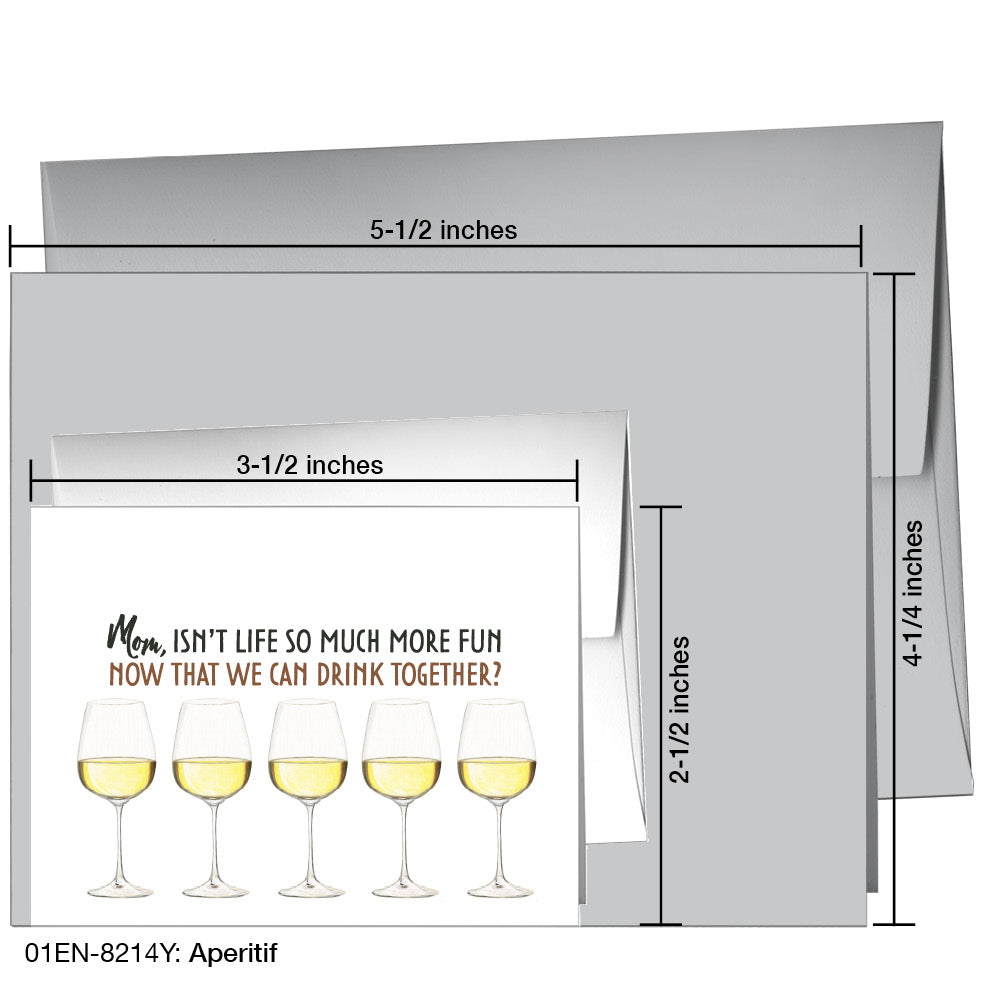 Aperitif, Greeting Card (8214Y), Enclosure, printedcanvas.com