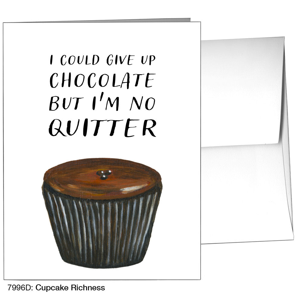 Cupcake Richness, Greeting Card (7996D), Front, www.printedcanvas.com