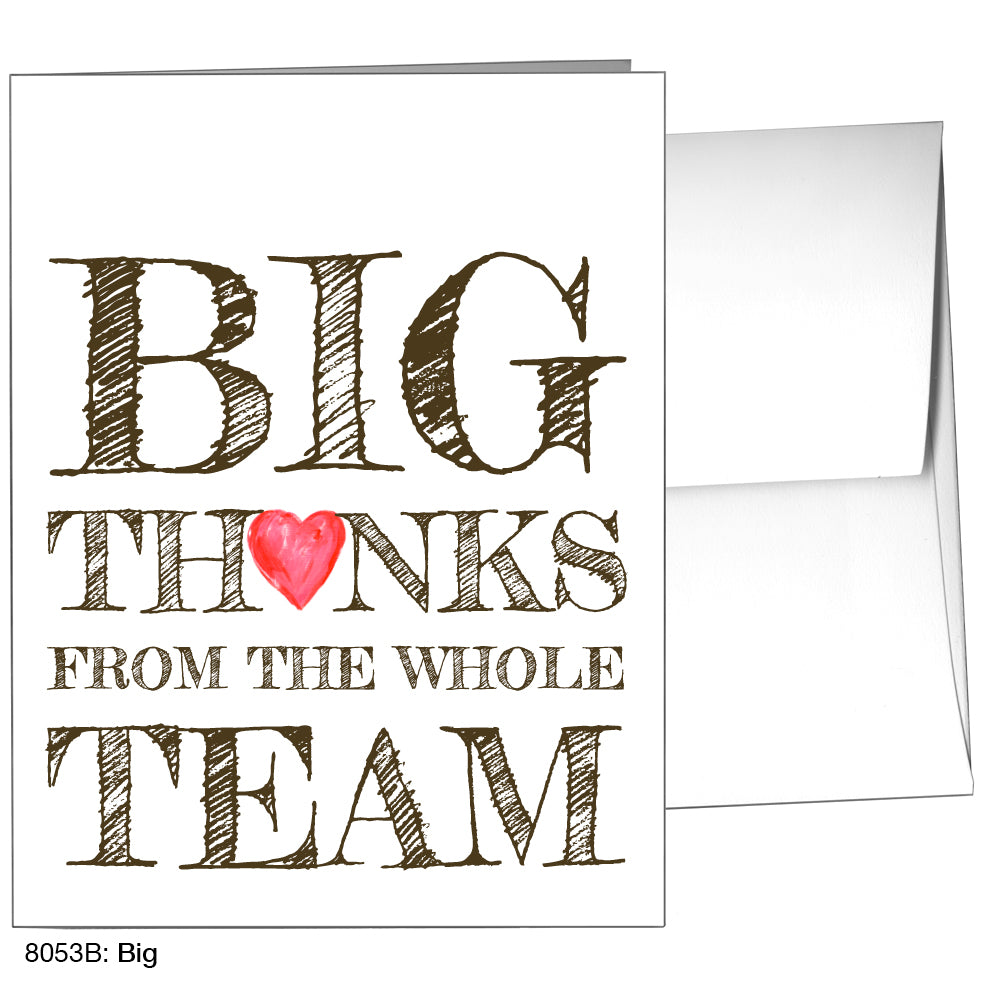 Big, Greeting Card (8053B), A2, printedcanvas.com