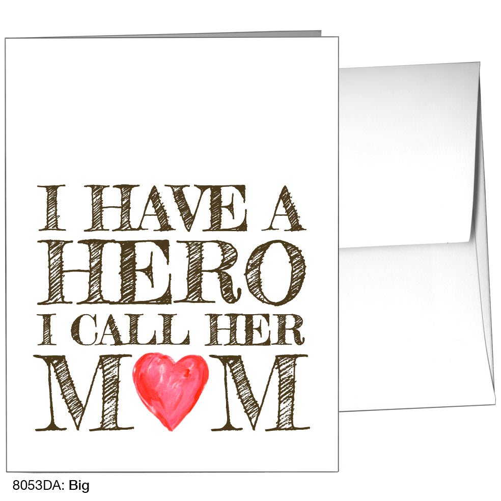 Big, Greeting Card (8053DA), A2 Card Front, www.printedcanvas.com