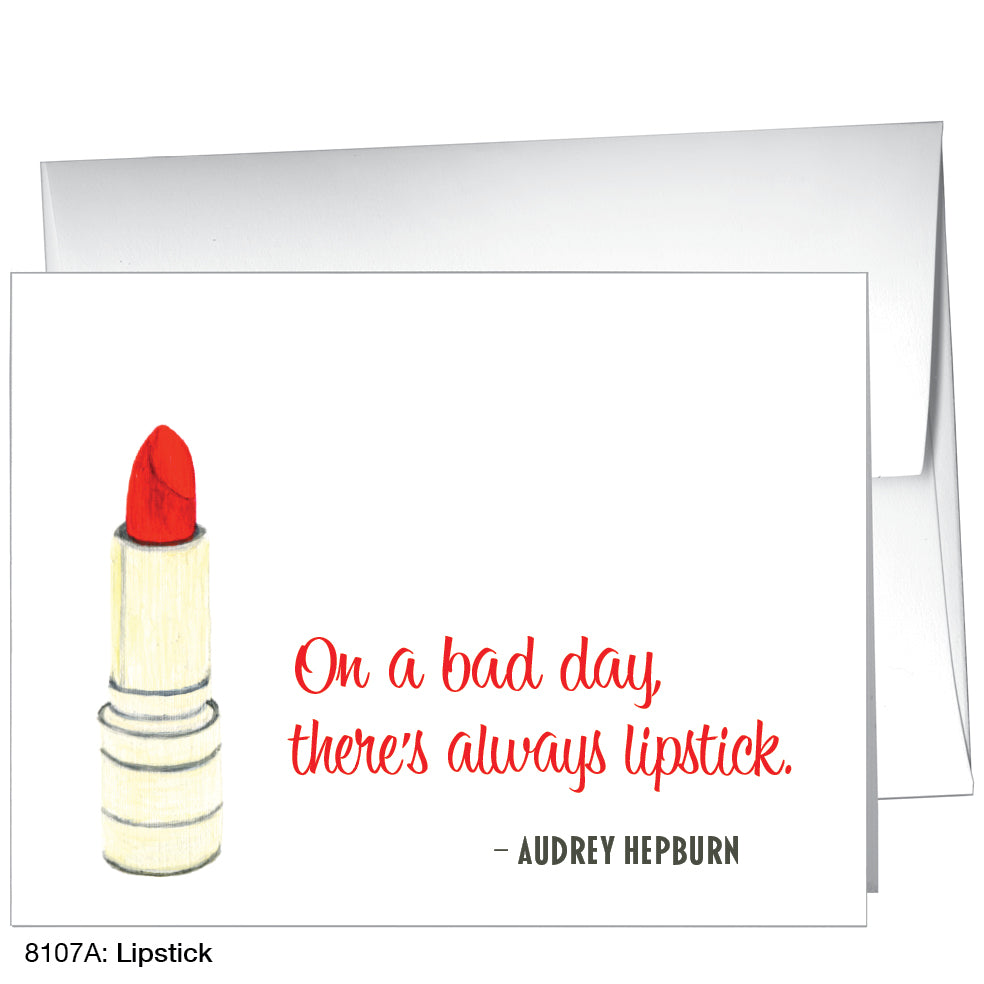 Lipstick, Greeting Card (8107A), A2 Card, printedcanvas.com