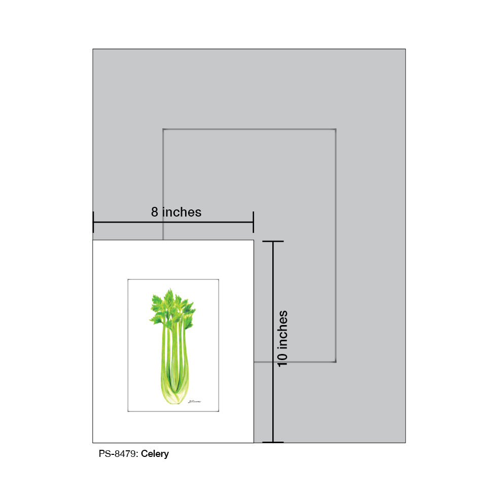Celery, Print (#8479) - Printed Canvas